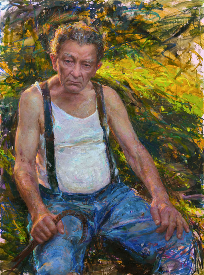 ''Wayne'', 48x36'', oil, price on request
